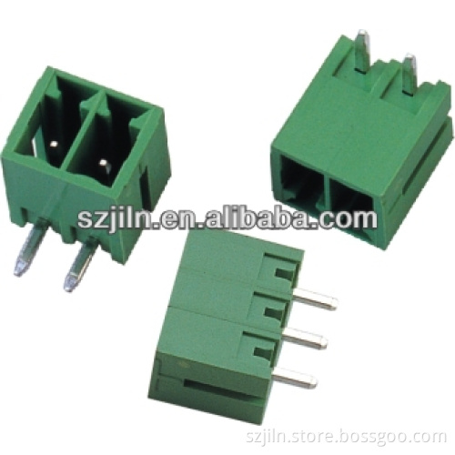 5.08 pitch right angle male Green terminal block connetors